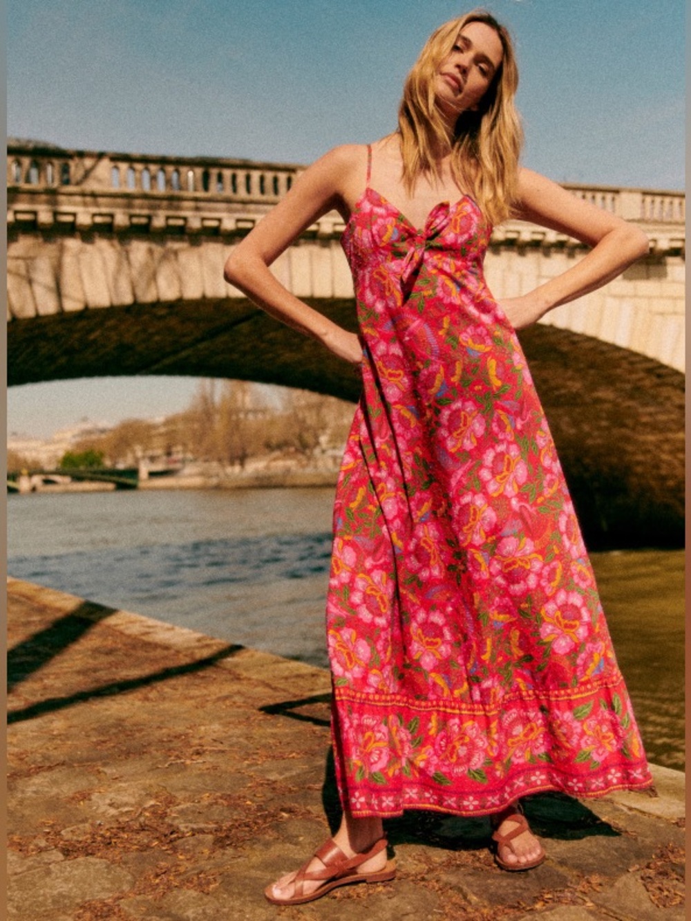 SÉZANE X Farm Rio Jolia Dress in Floral Bela FR 44 / US 14
